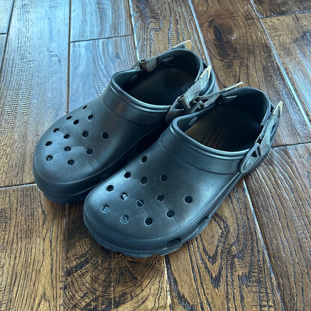 Adult's Crocs Classic All-Terrain Clogs Black Mens Size 11